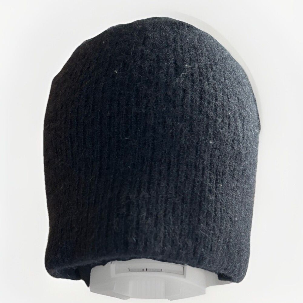 Vintage Cap Knit Watch Wool Black Beanie Military US Navy Hat 100% Wool St Regis